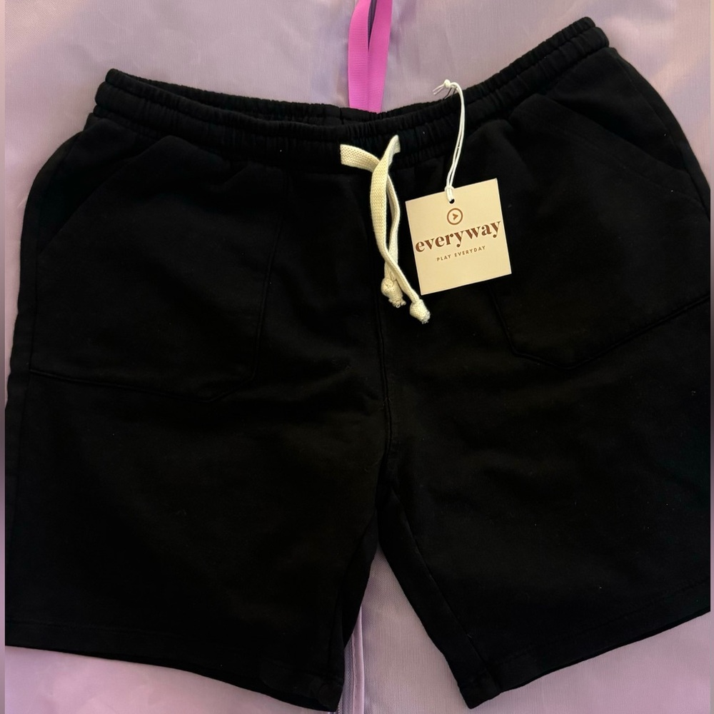 Everyway Black Casual Shorts